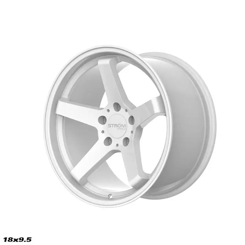 Prix Bas Ström DS-35 18x9.5" 5x120 ET15, Blanc