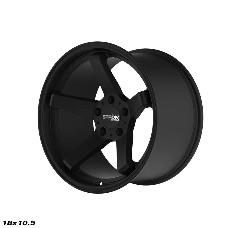 Remise Ström DS-35 18x9.5" 5x120 ET15, Noir Satiné