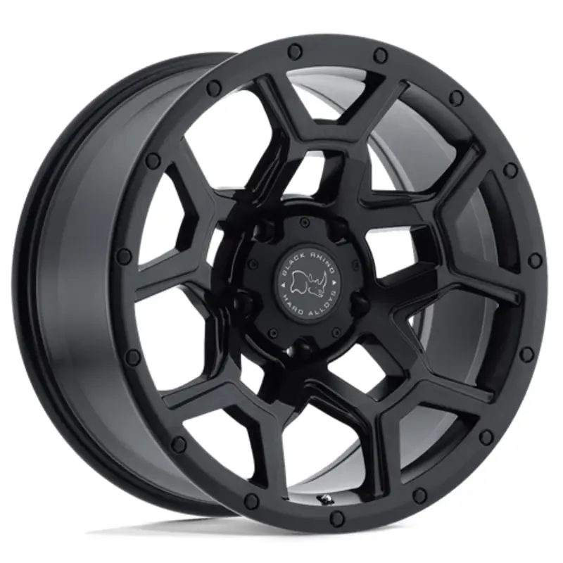 Dernière Chance Black Rhino Overland 17X9.5 5x127 ET-18, Noir Mat