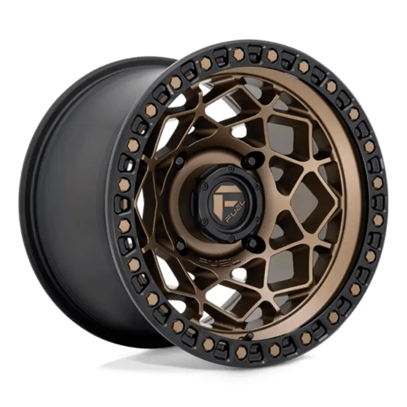 Fuel D785 Unit 15X7 4x156 ET10, Bronze, Cerclage Noir Mat Bon Plan