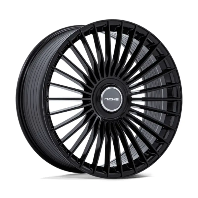 Niche NC282 Serene 22X9 5x108/114.3 ET38, Noir Brillant Livraison Gratuite