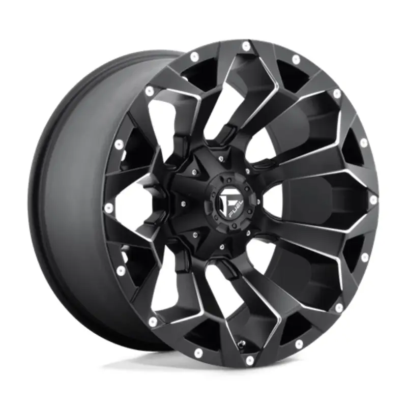 Fuel D546 Assault 17X9 5x114.3/127 ET-12, Noir Mat, Rebord Brillant Commander Maintenant