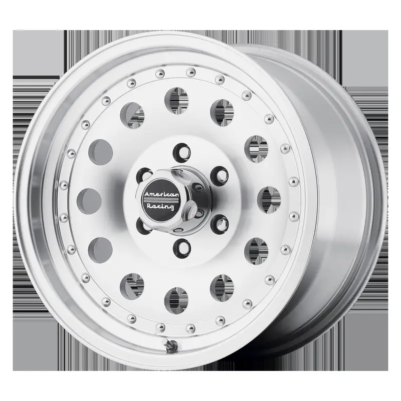 American Racing AR62 Outlaw II 17X8 8x165.1 ET0, Gris Argenté Poli Dernier Modèle