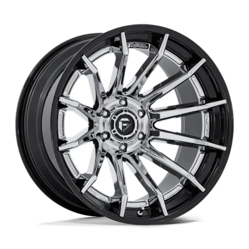 Fuel FC403 Burn 22X10 6x139.7 ET-18, Chrome, Rebord Noir Satisfait Ou Remboursé