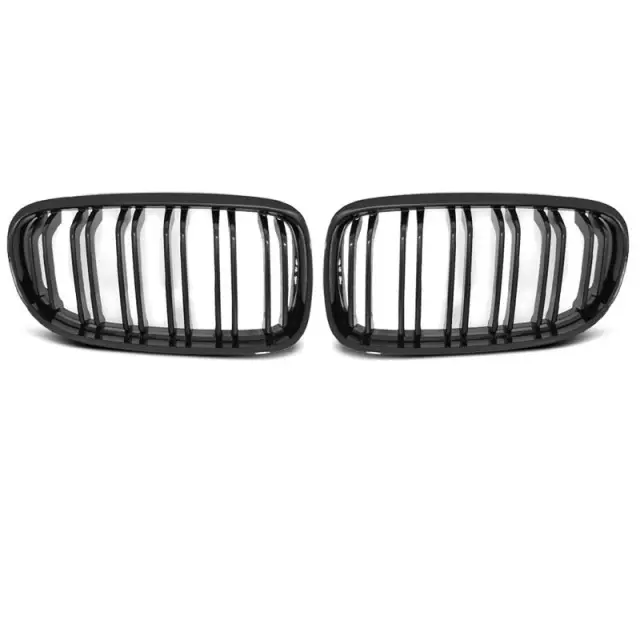 Acheter Direct Grille Noire Brillante Avant Double Barre pour BMW E90 E91 LCI 09