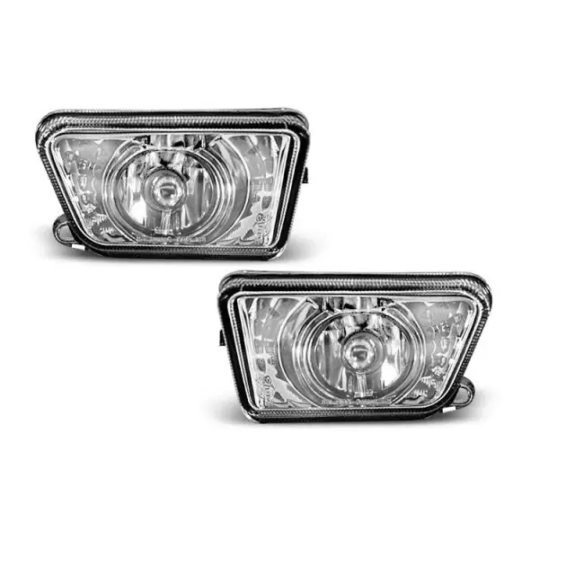Feux de Brouillard Chromés Avant pour VW Golf 2 08.83-08.91 Dernier Modèle