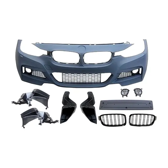 Livraison Gratuite Pare-Choc Avant BMW F30 / F31 Look M-Tech ABS Brouillard Calandres