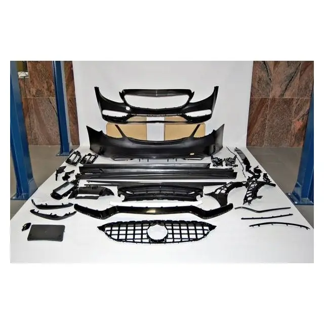 Kit De Carrosserie Mercedes W205 4P 2014-2021 Look C63 2019 Paiement Sécurisé