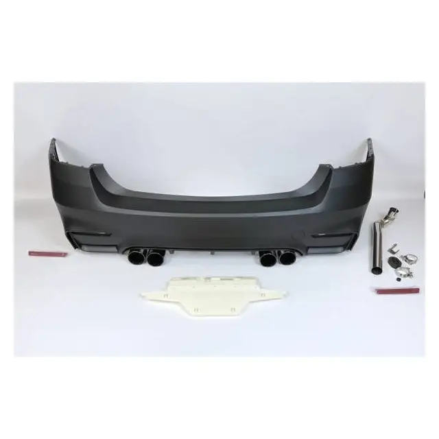 Meilleur Prix Pare-Choc Arrière BMW F32 / F33 / F36 Look M4 2 Sorties, Echappement