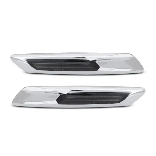Achat Immédiat Direction Latérale Fumée Argentée SEQ LED pour BMW F10/F11 10-13
