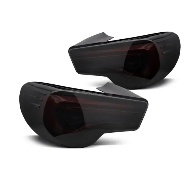 Barre Led Noir Fumé Rouge Séquentielle Pour Toyota GT86 2012-2021 Solde
