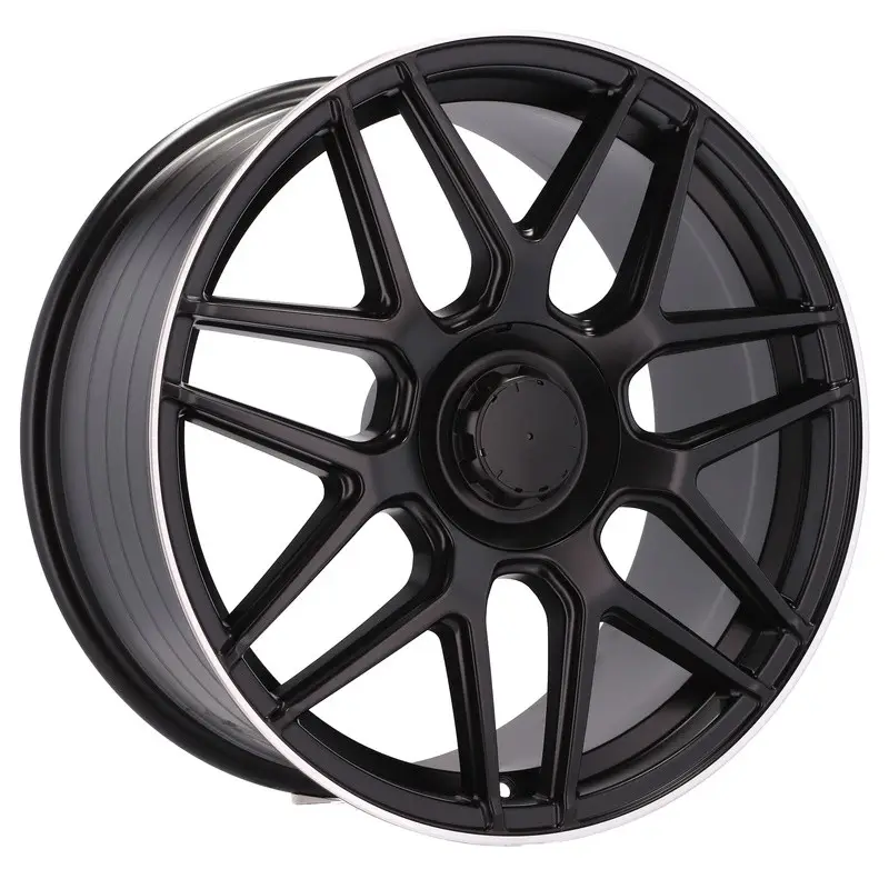 4 jantes 10.0 22 5x130 design Mercedes Noir Mat Marque