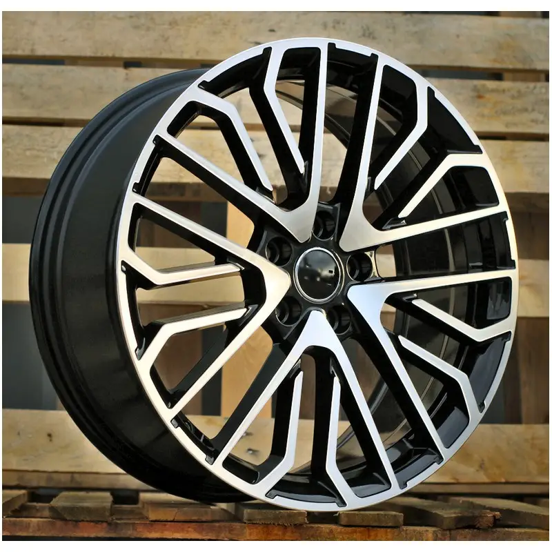 Expédié Aujourd’hui 4 jantes 8.0 19 5x112 design Audi Fluotournage Noir Brillant