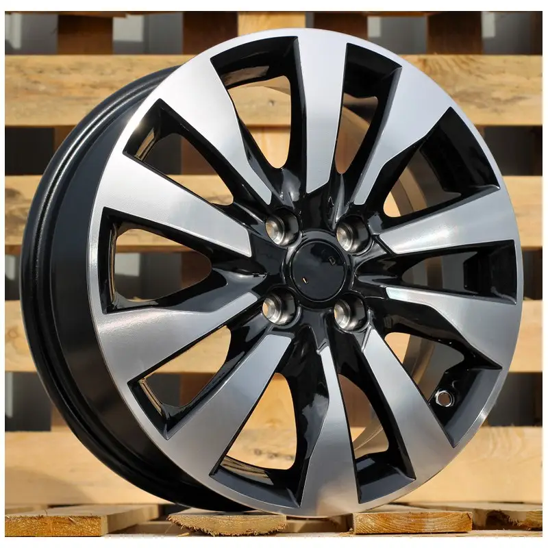 4 jantes 6.0 16 4x100 Noir Brillant Nouveauté