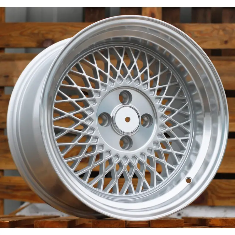 4 jantes 7.0 15 4x100 Argent Brillant Offre Spéciale