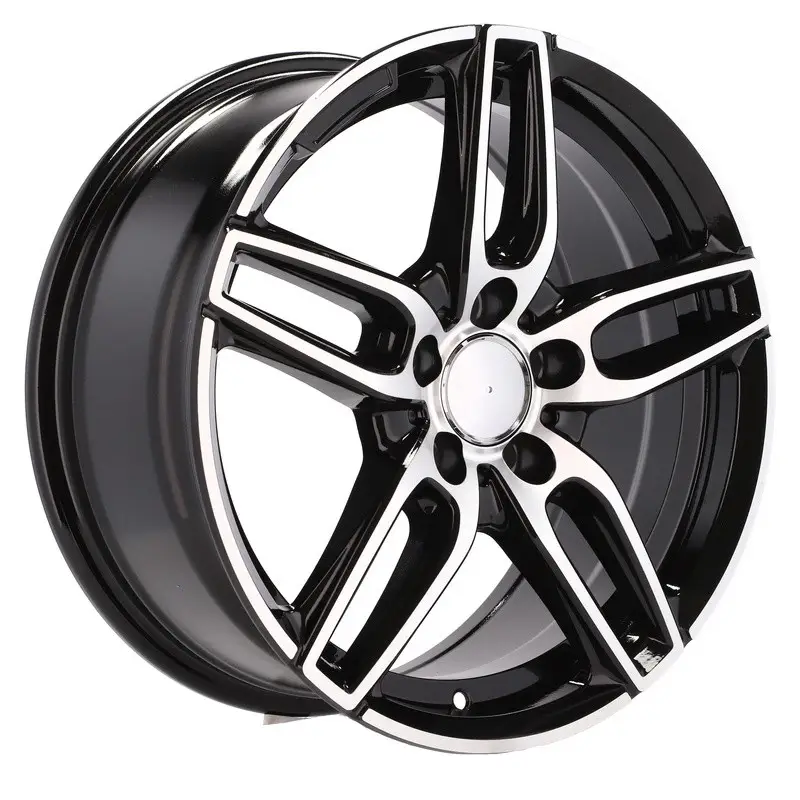 4 jantes 7.5 17 5x112 design Mercedes Noir Brillant Satisfait Ou Remboursé