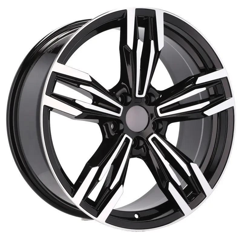 4 jantes 8.0 17 5x120 design BMW Noir Brillant Nouvel Arrivage