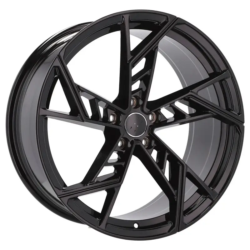 4 jantes 10.0 22 5x112 design Audi Noir Brillant Soldes