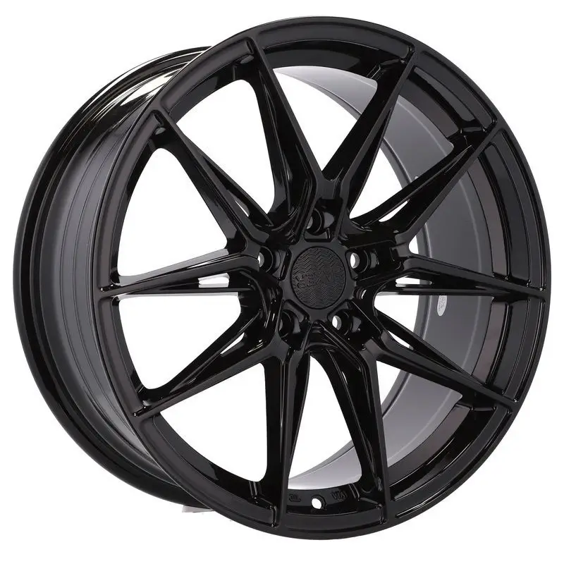 4 jantes 8.0 17 5x110 Noir Brillant Offre Spéciale
