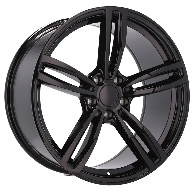 4 jantes 8.0 18 5x120 Noir Brillant Promotion Saisonnière