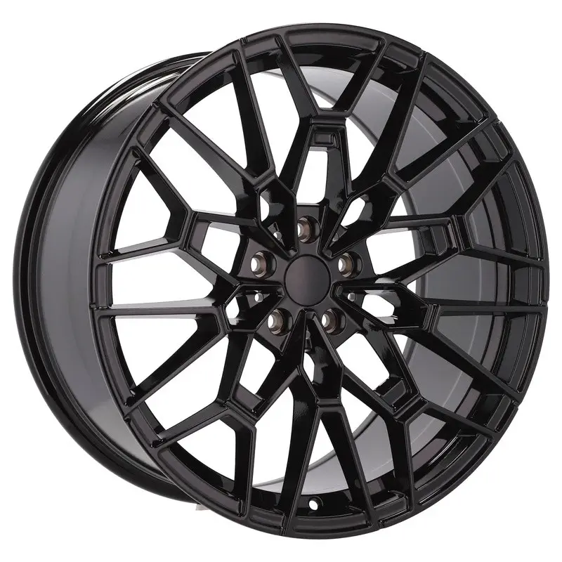 4 jantes 8.0 19 5x112 design BMW Fluotournage Noir Brillant Satisfait Ou Remboursé