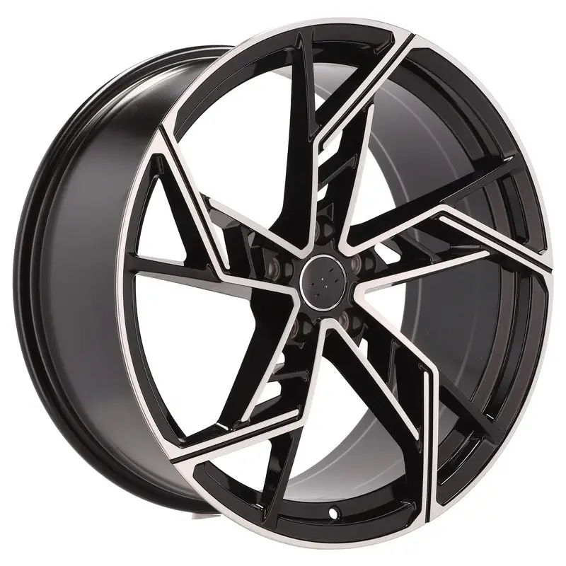 4 jantes 9.0 20 5x112 design Audi Noir Brillant Bon Marché