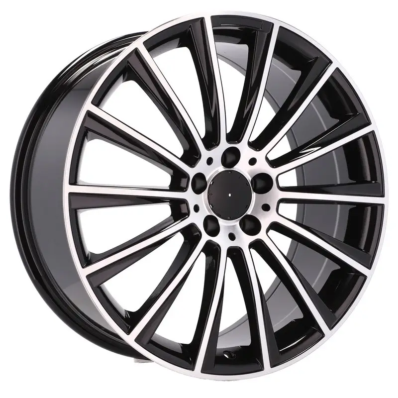 Offre Du Jour 4 jantes 8.5 20 5x112 design Mercedes Fluotournage Noir Brillant