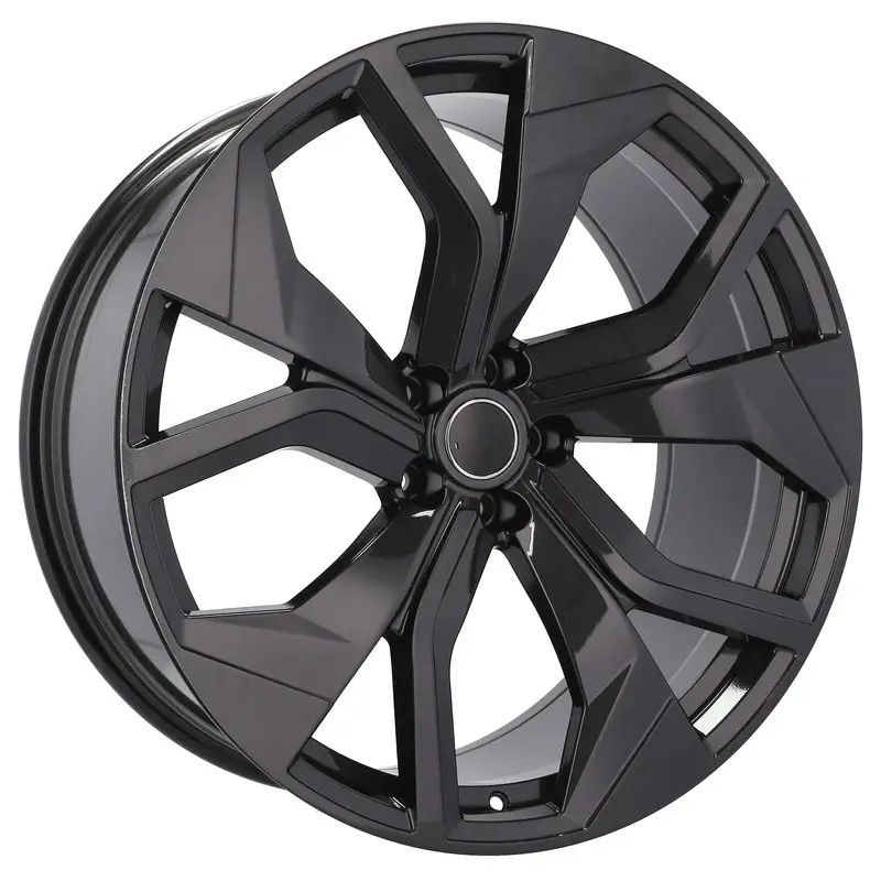 4 jantes 9.5 21 5x112 design Audi Noir Brillant Livraison Express