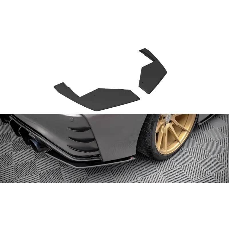 Usine Directe Street Pro Rear Side Splitters Nissan 370Z Nismo Facelift