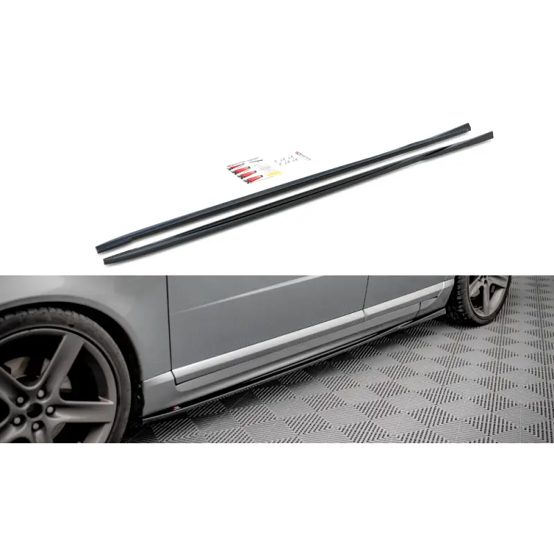 Vente Flash Side Skirts Diffusers Volvo V70 Mk3