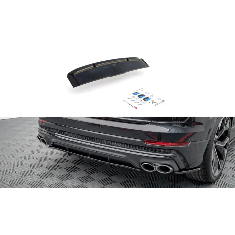 Vente Directe Rear Splitter (with vertical bars) Audi SQ8 Mk1