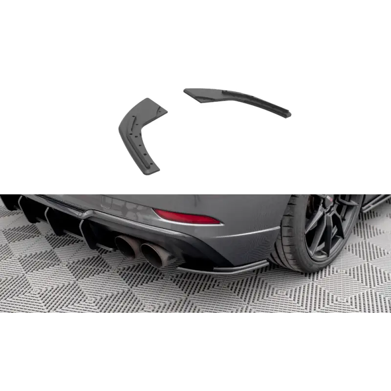 Street Pro Rear Side Splitters Audi S3 Sportback 8V Facelift Haute Qualité