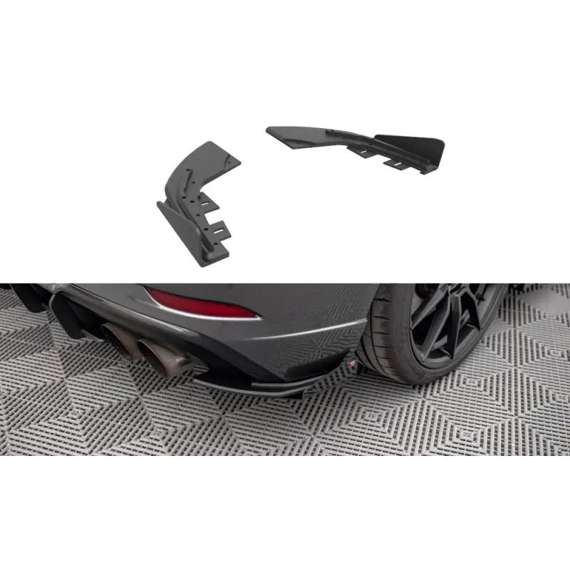 Street Pro Rear Side Splitters + Flaps Audi S3 Sportback 8V Facelift Acheter Direct