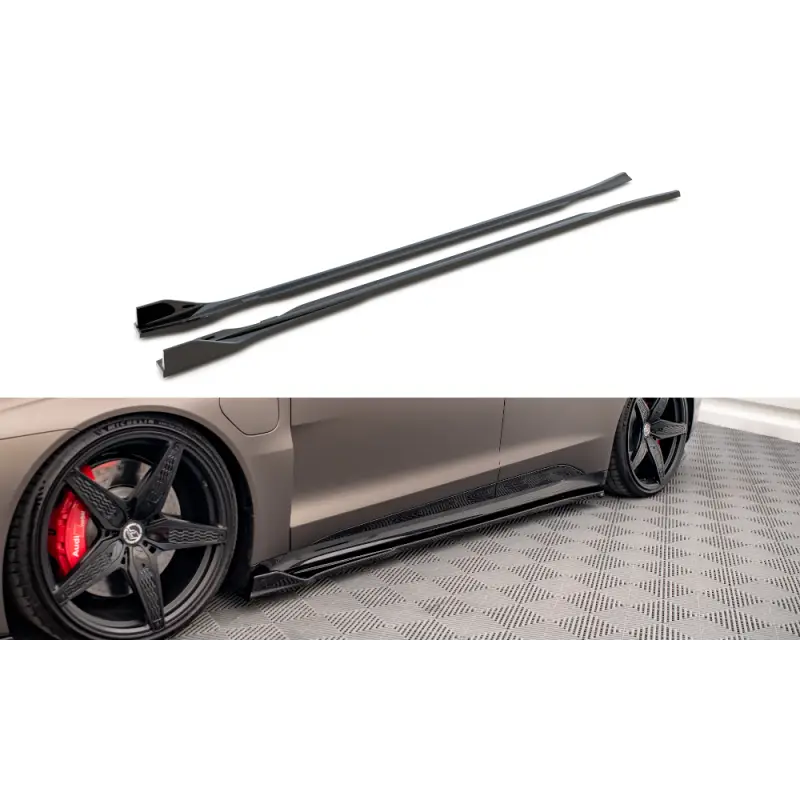 Vente Directe Side Skirts Diffusers V.2 Audi e-Tron GT / RS GT Mk1