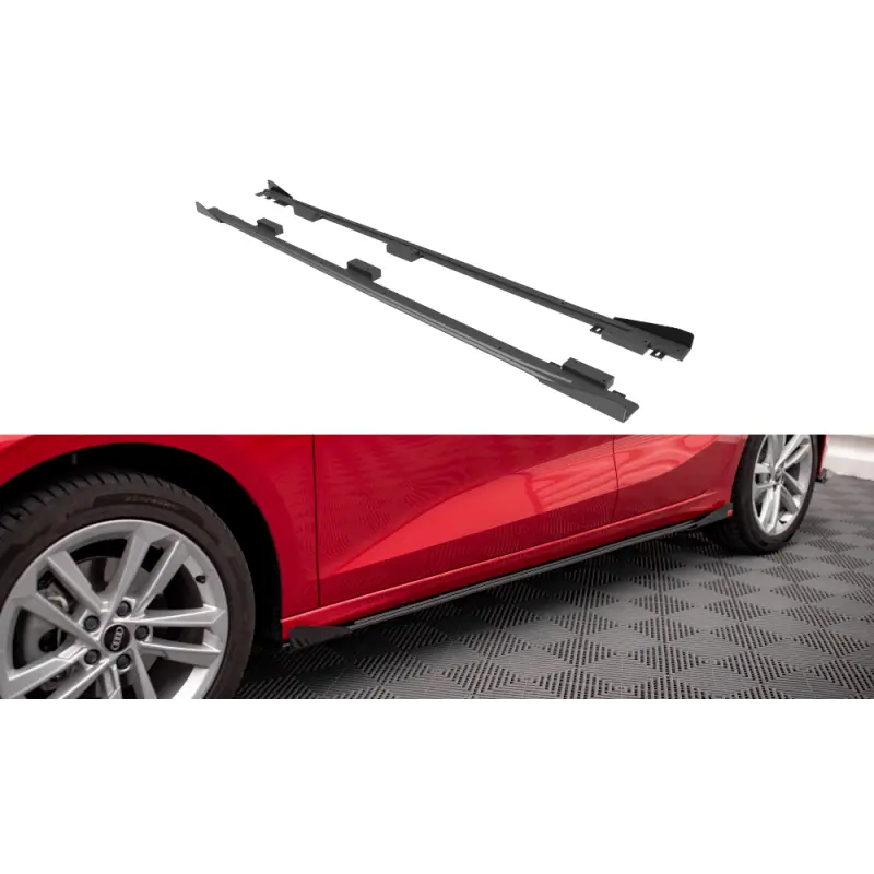 Street Pro Side Skirts Diffusers + Flaps Audi A3 8Y Commande En Gros