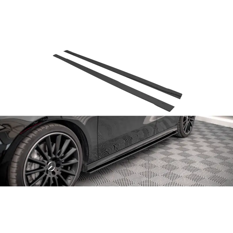 Usine Directe Street Pro Side Skirts Diffusers Mercedes A35 AMG / AMG-Line Aero Pack W177