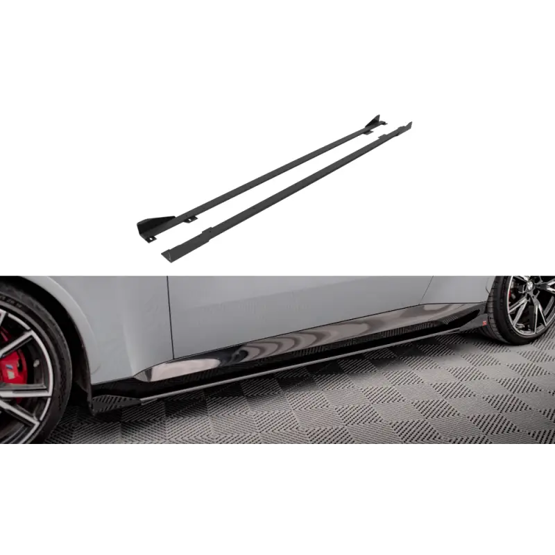 Street Pro Side Skirts Diffusers + Flaps BMW 2 Coupe M-Pack / M240i G42 Offre Exclusive