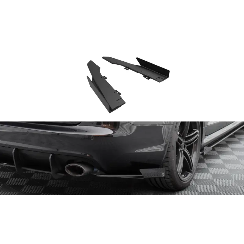 Street Pro Rear Side Splitters + Flaps Audi RS6 Avant C6 Retour Gratuit