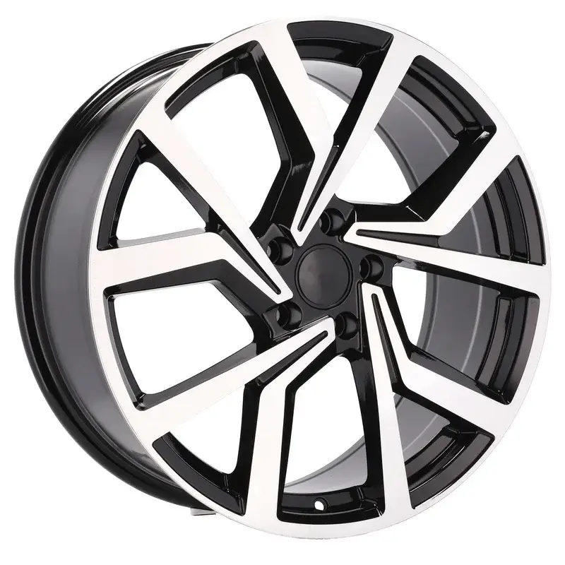 Dernière Chance 4 jantes 7.0 17 5x112 design Volkswagen Fluotournage Noir Brillant