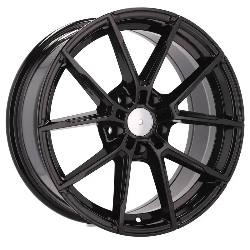 4 jantes 7.5 17 5x112 design BMW Noir Brillant Solde