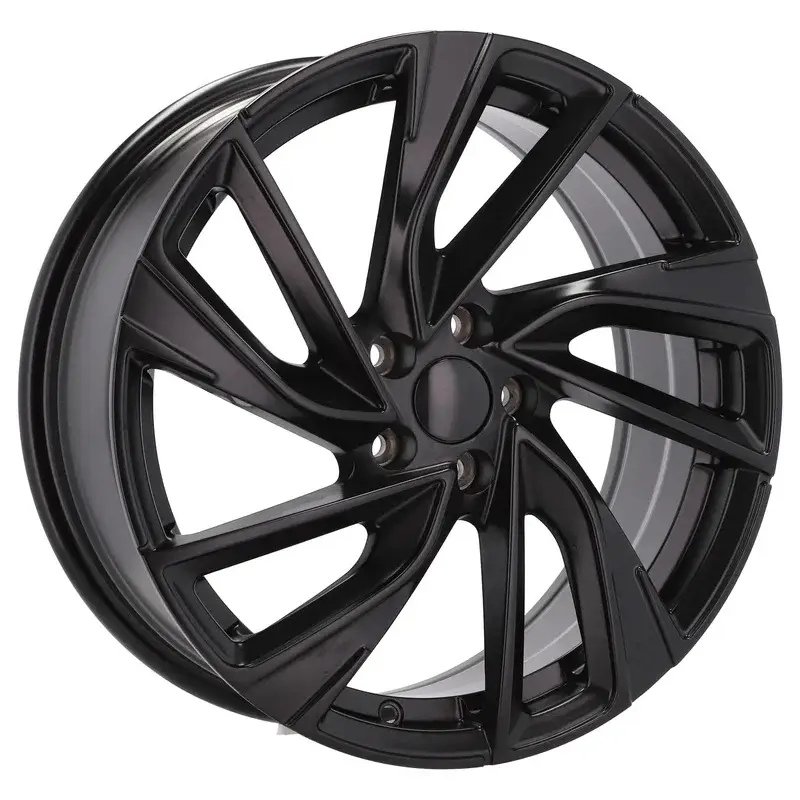 4 jantes 7.0 16 5x100 design Volkswagen Noir Brillant Livraison Gratuite