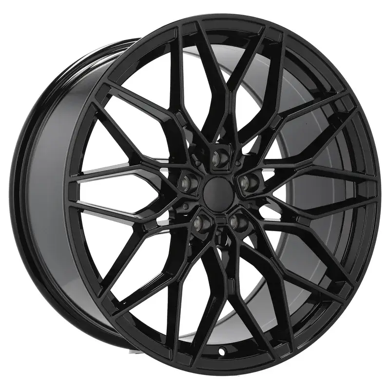 4 jantes 8.0 18 5x120 design BMW Noir Brillant Petit Prix
