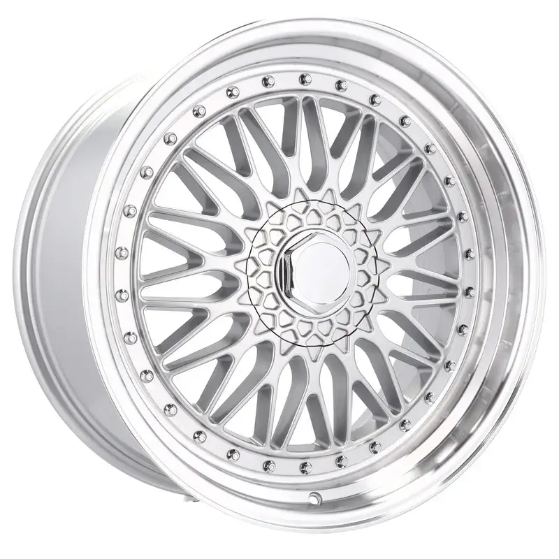 4 jantes 7.0 15 4x100 Argent Brillant Bon Marché