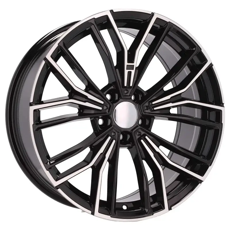 4 jantes 8.0 18 5x112 design BMW Fluotournage Noir Brillant Bon Plan