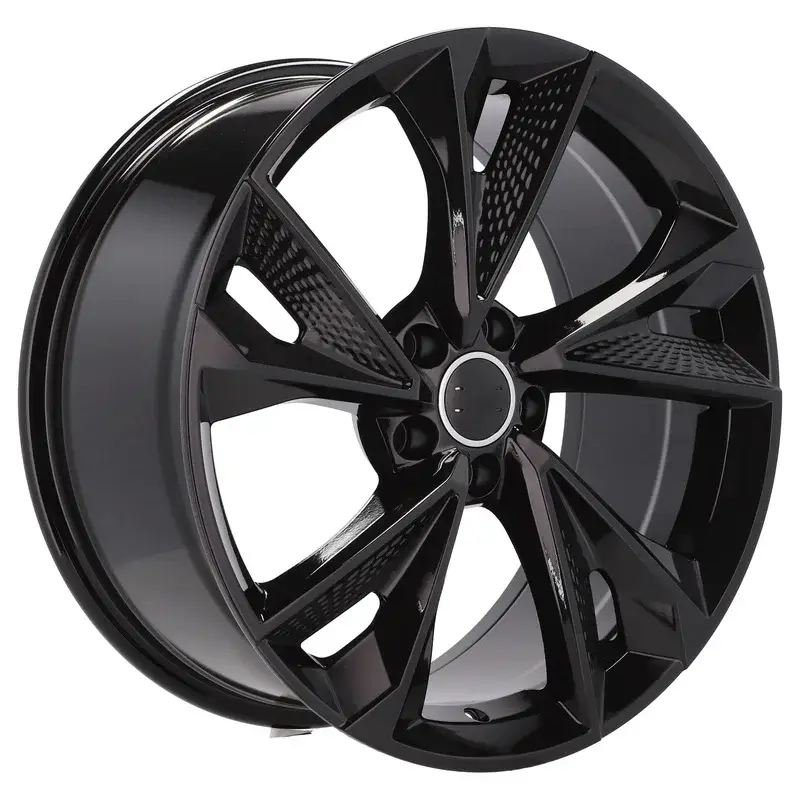 4 jantes 8.5 19 5x112 design Audi Noir Brillant Retour Gratuit