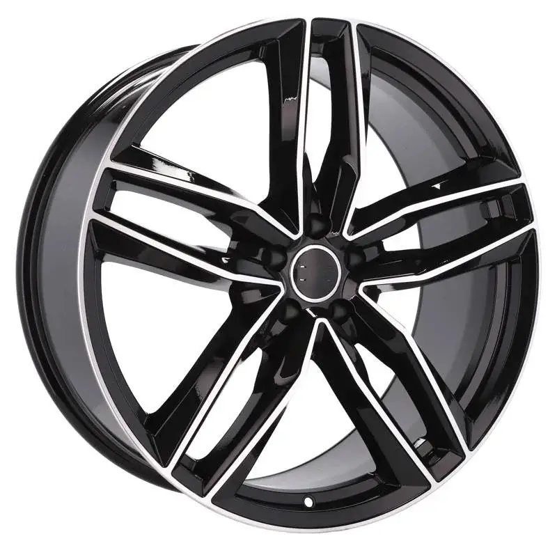 4 jantes 8.0 18 5x112 design Audi Noir Brillant Offre Limitée