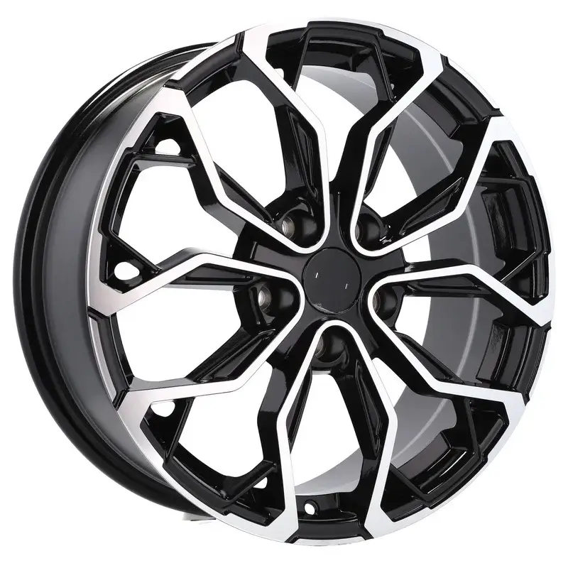4 jantes 7.0 17 5x114.3 design Renault Noir Brillant Produit De Marque