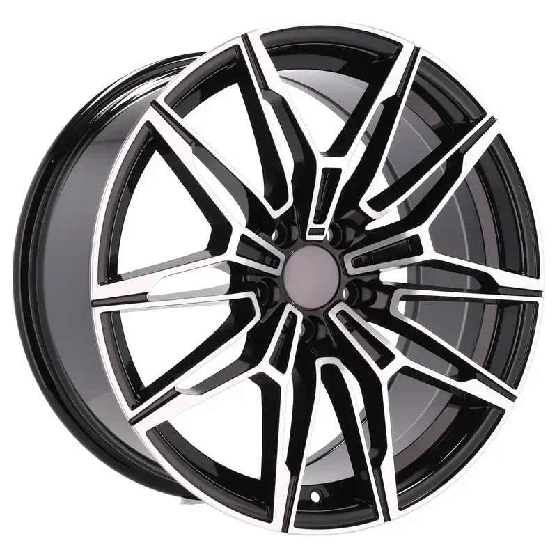 4 jantes 8.5 20 5x120 design BMW Fluotournage Noir Brillant Quantité Limitée