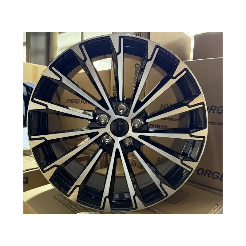4 jantes 8.0 18 5x112 design Skoda Fluotournage Gris Brillant Commander Vite