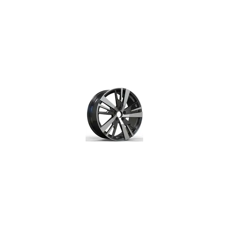 Usine Directe 4 jantes 7.5 18 5x108 design Peugeot Fluotournage Noir Brillant